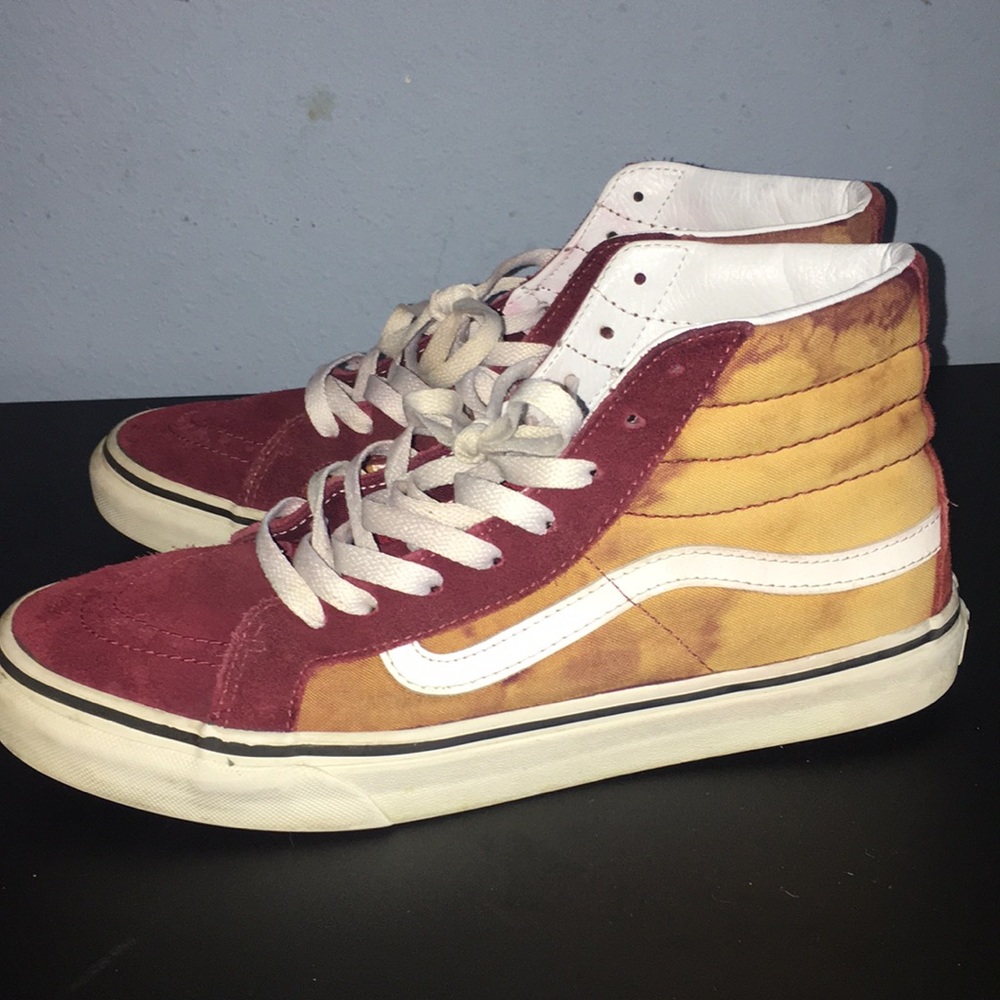 Custom Bleached Vans